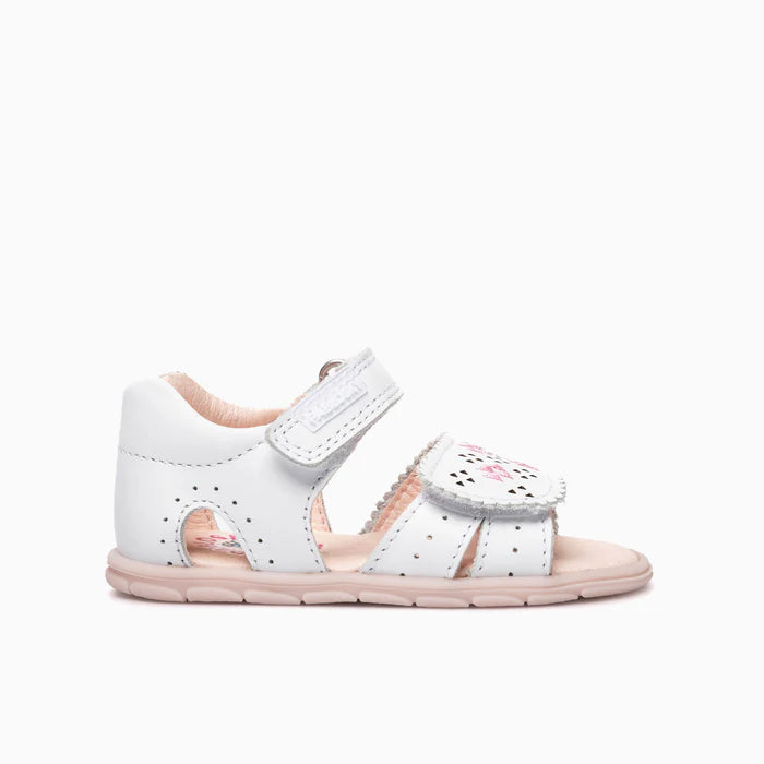 Pablosky ZIG 066807 Barefoot Sandals-White