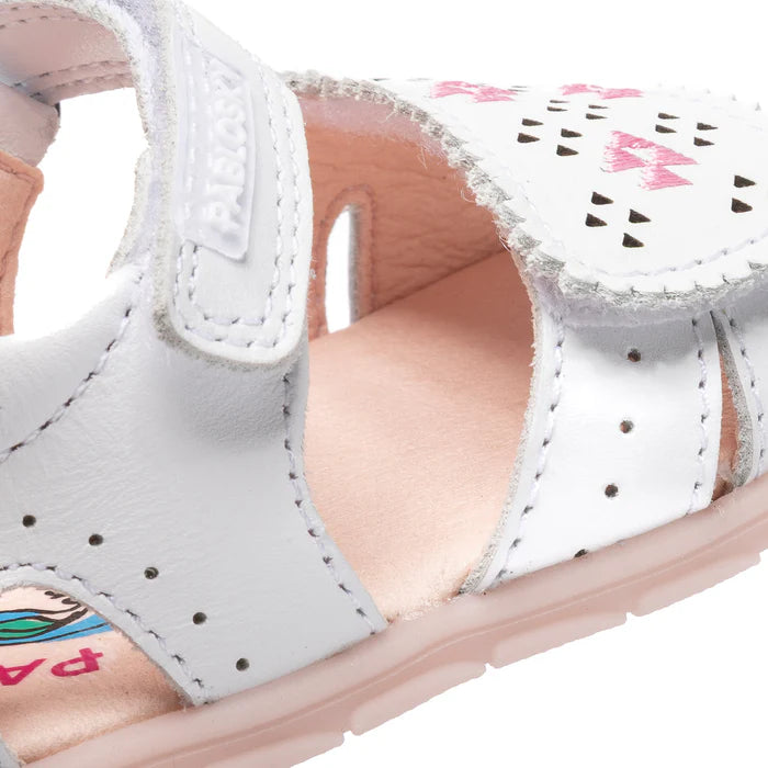 Pablosky ZIG 066807 Barefoot Sandals-White
