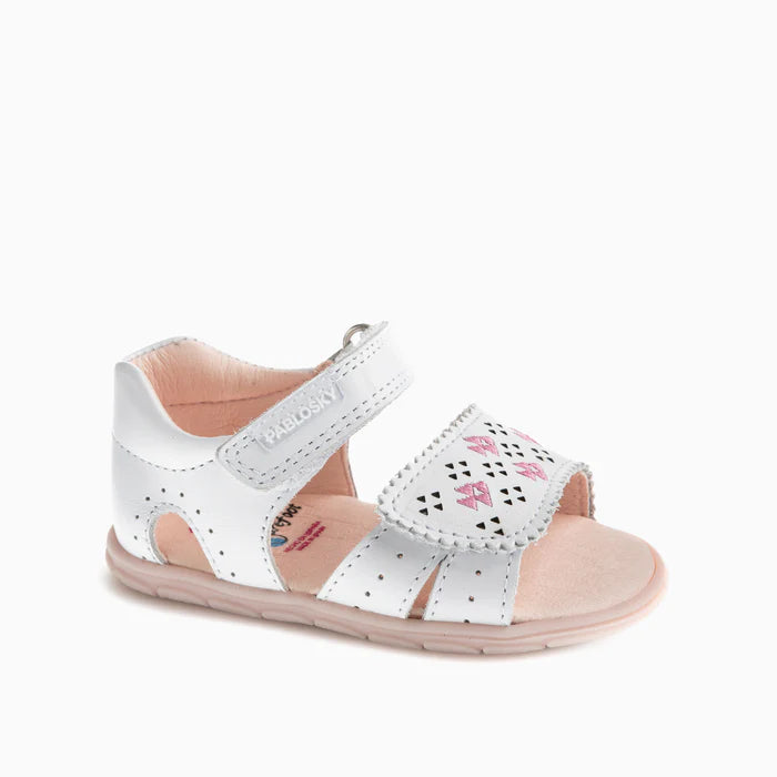 Pablosky ZIG 066807 Barefoot Sandals-White