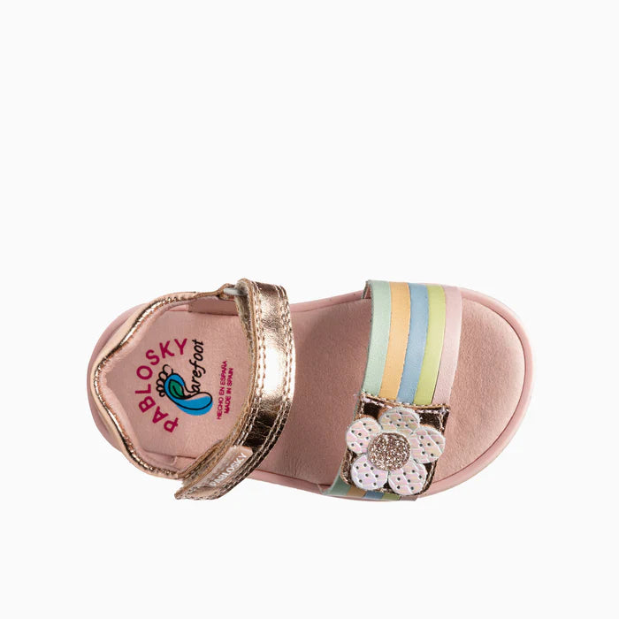 Pablosky QUIZZ 073290 Barefoot Sandals-Gold