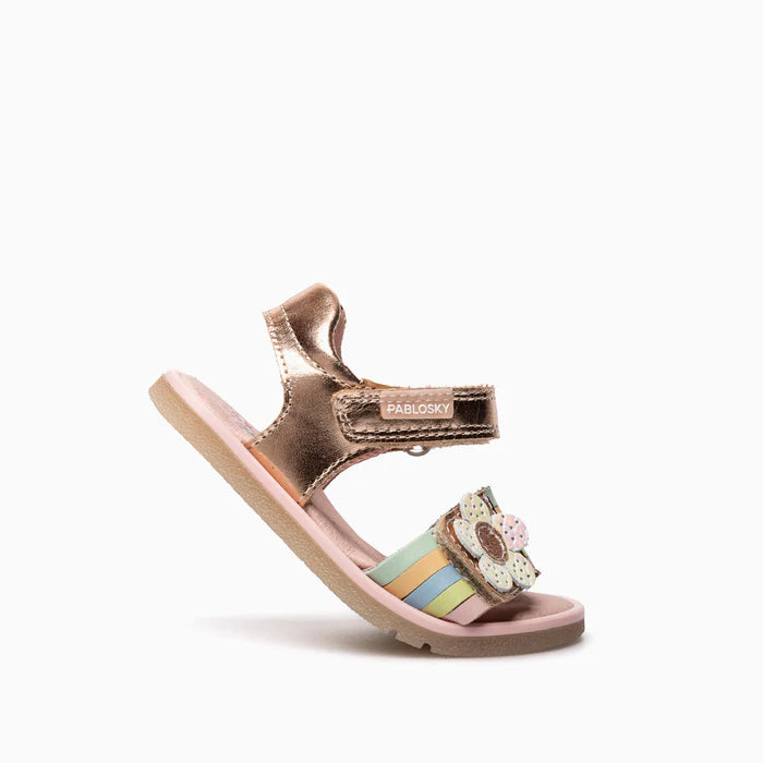Pablosky QUIZZ 073290 Barefoot Sandals-Gold