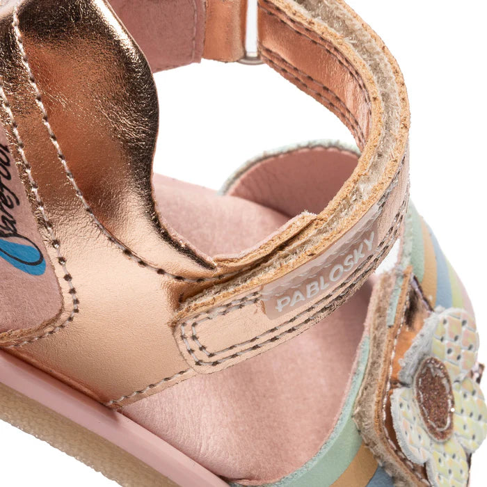 Pablosky QUIZZ 073290 Barefoot Sandals-Gold