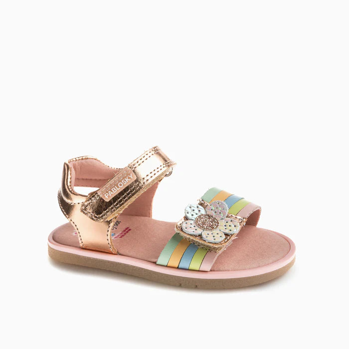 Pablosky QUIZZ 073290 Barefoot Sandals-Gold