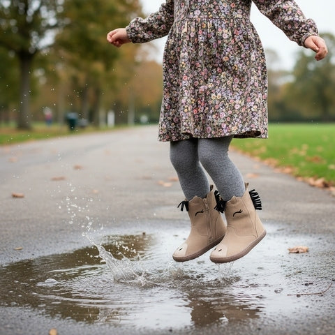 Chetto 1126538 Waterproof Barefoot Boots - Horse Design