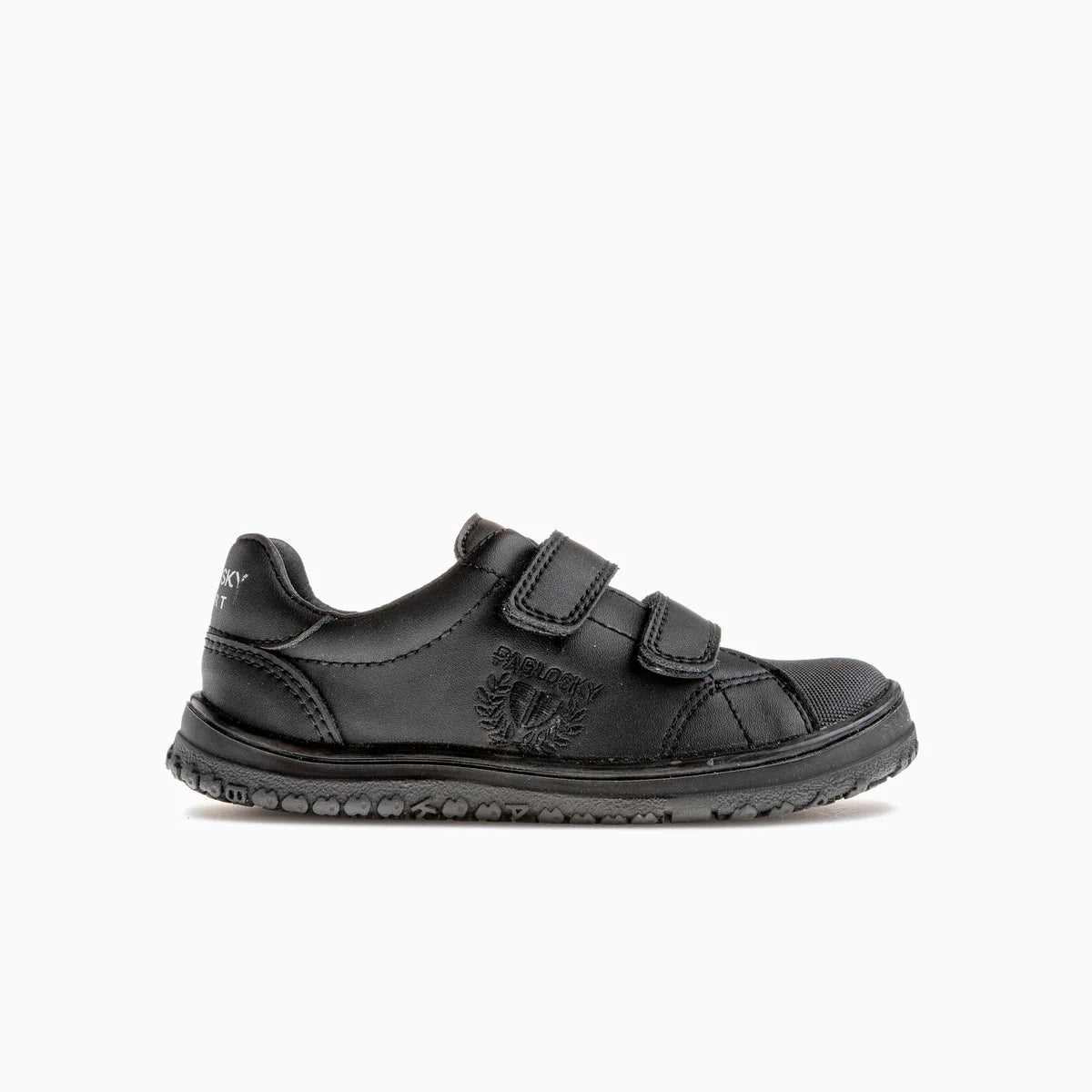 Pablosky - SONIC 220010 - Barefoot School Shoes-Black