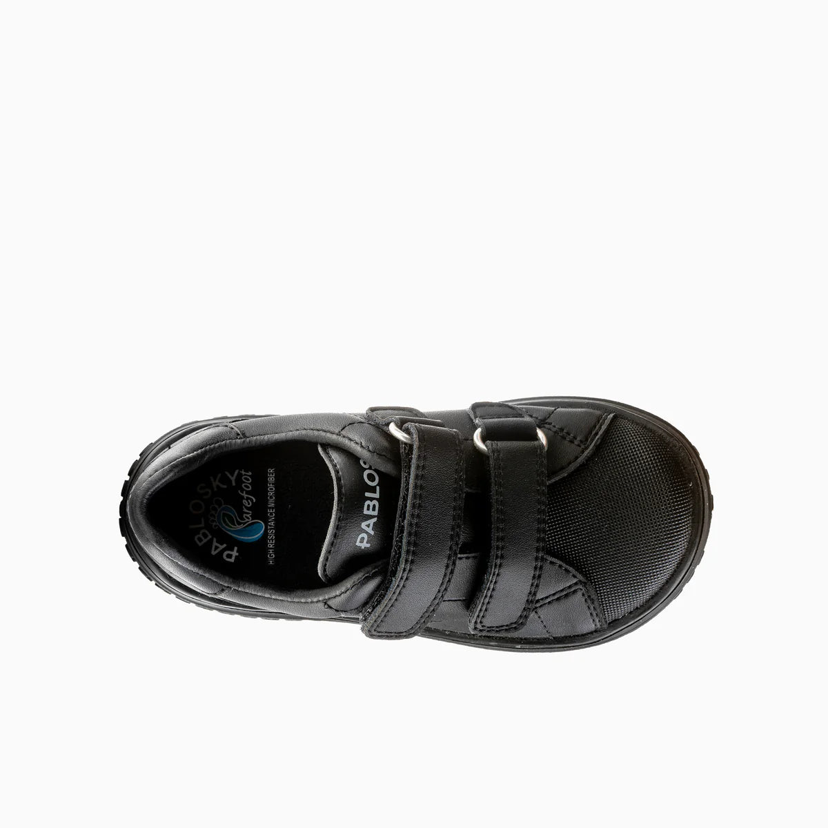 Pablosky - SONIC 220010 - Barefoot School Shoes-Black