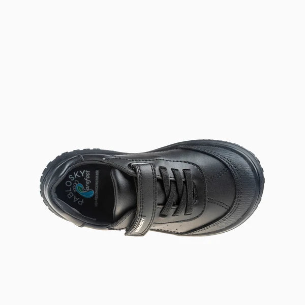 Pablosky SONIC 362715 Barefoot School Shoes-Black