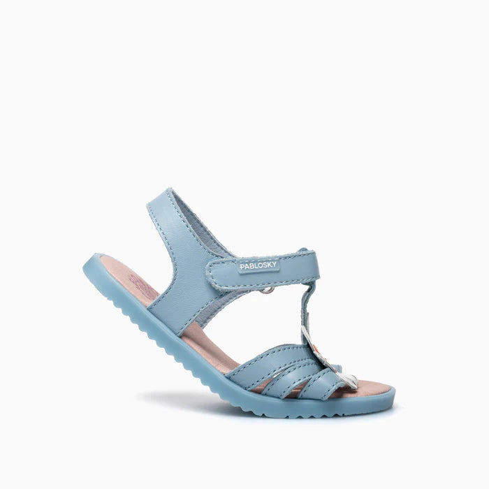 Pablosky QUILATE 452740 Barefoot Sandals-Light Blue