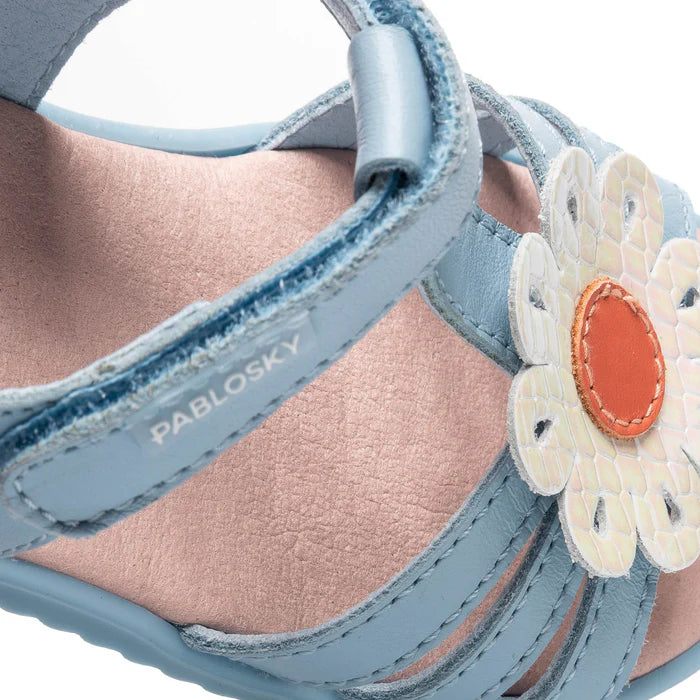Pablosky QUILATE 452740 Barefoot Sandals-Light Blue
