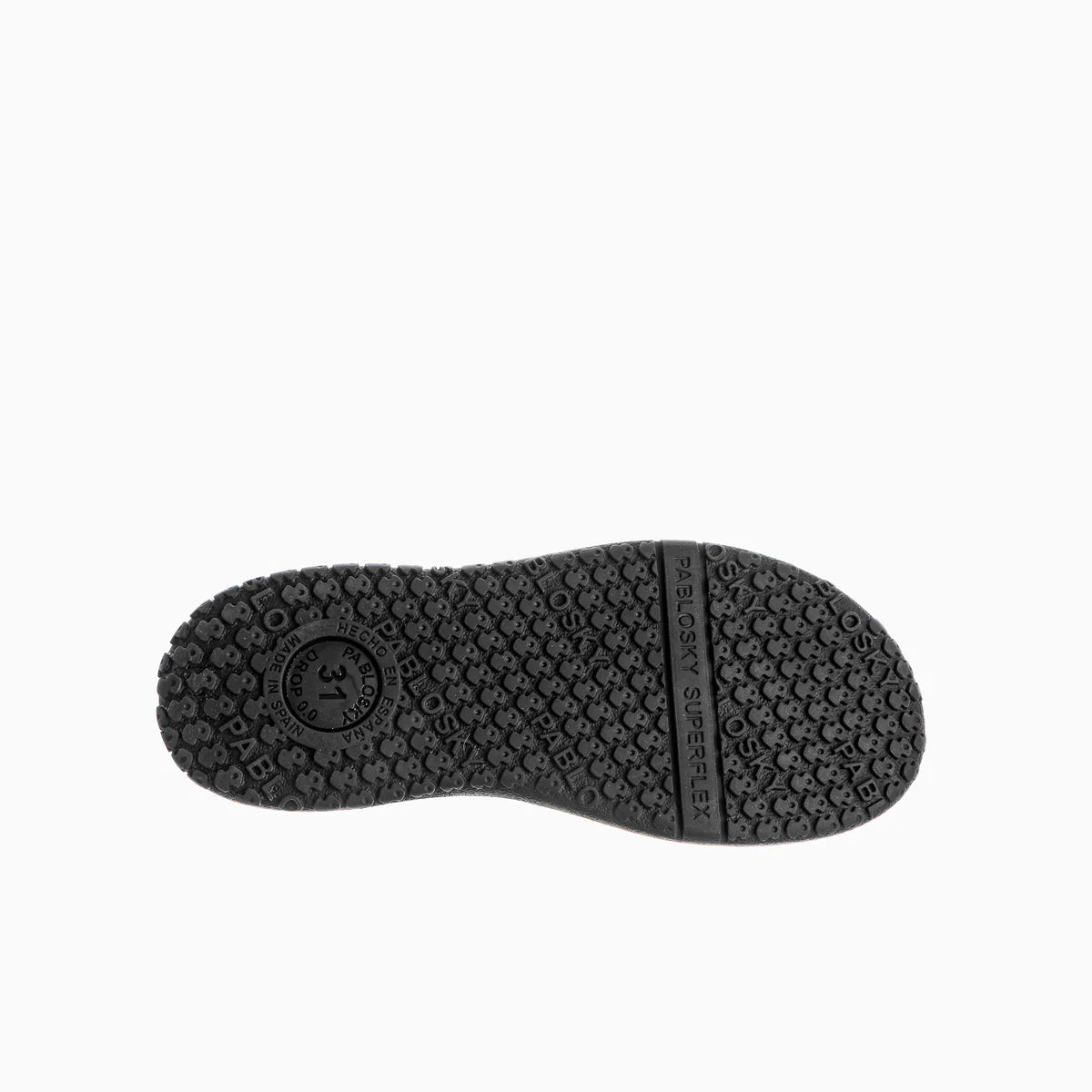 Pablosky SONIC 732515 Barefoot School Shoes-Black