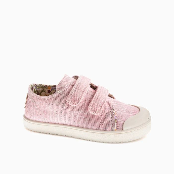 Pablosky LONA 980080 Barefoot Canvas Trainers-Pink