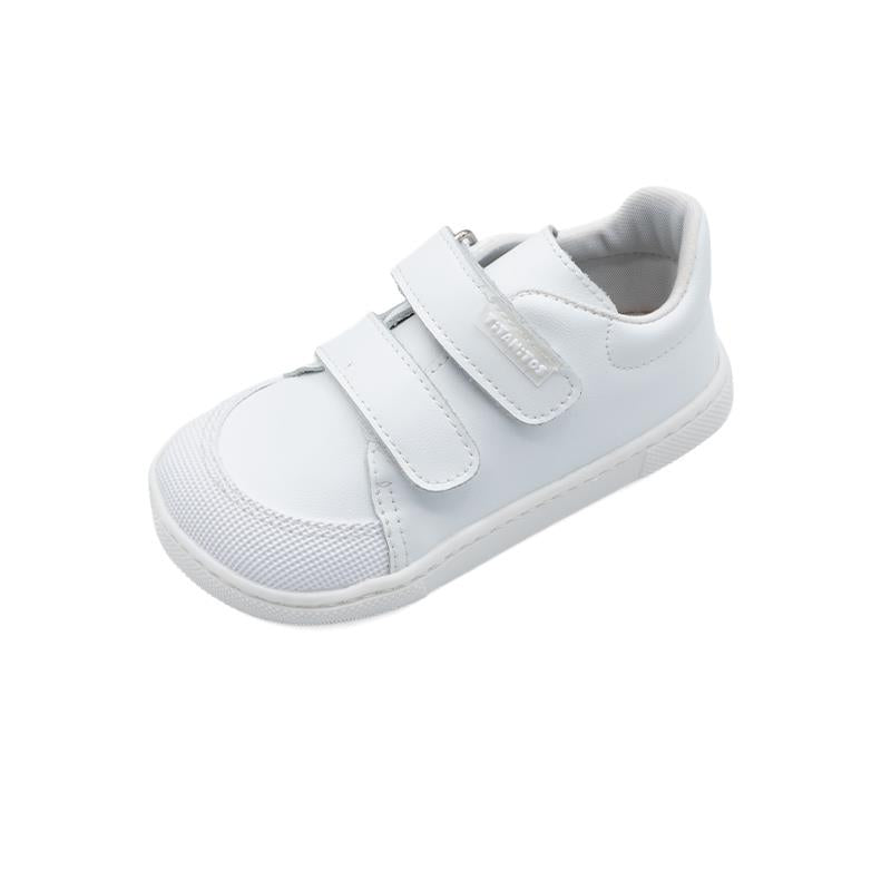 Titanitos - L540 Ivan - Barefoot School Trainers - Machine-Washable - White