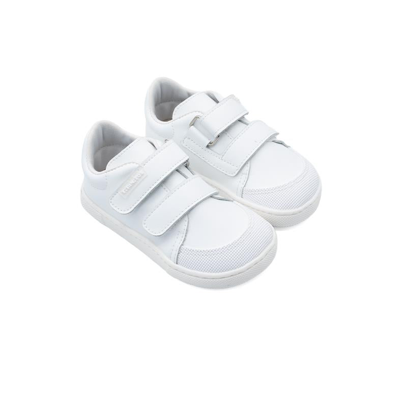 Titanitos - L540 Ivan - Barefoot School Trainers - Machine-Washable - White