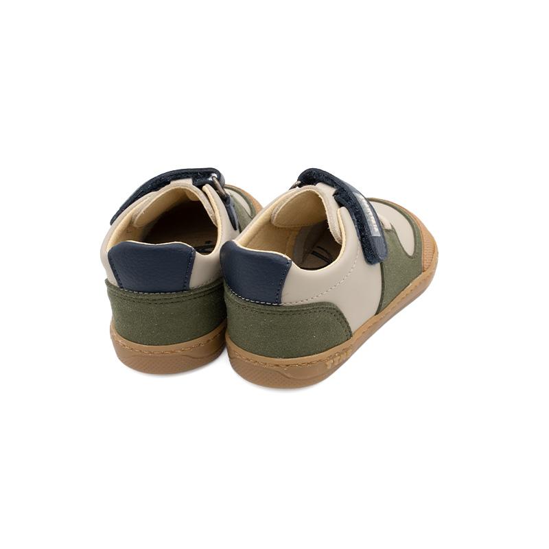 Titanitos - L600 Benasau - Barefoot Trainers - Machine-Washable - Beige Kaki