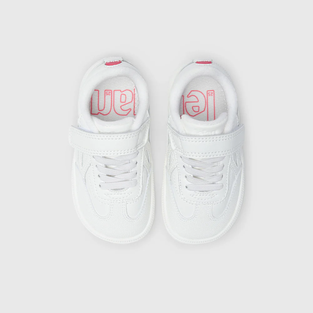 Lejan One® Kids Weekdays - Barefoot Trainers - White