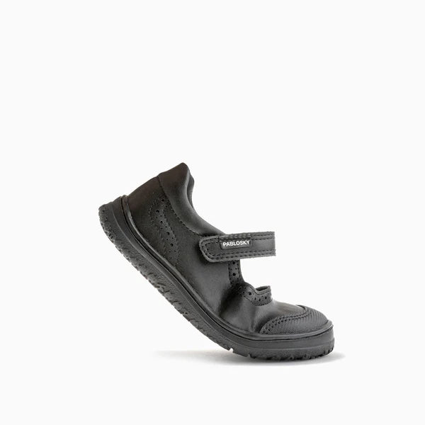 Pablosky SONIC 355115 Barefoot School Shoes-Black