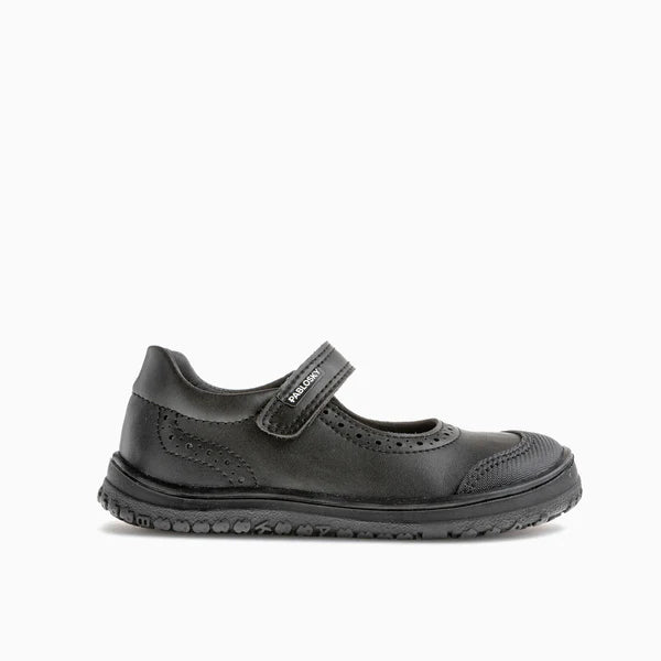 Pablosky SONIC 355115 Barefoot School Shoes-Black