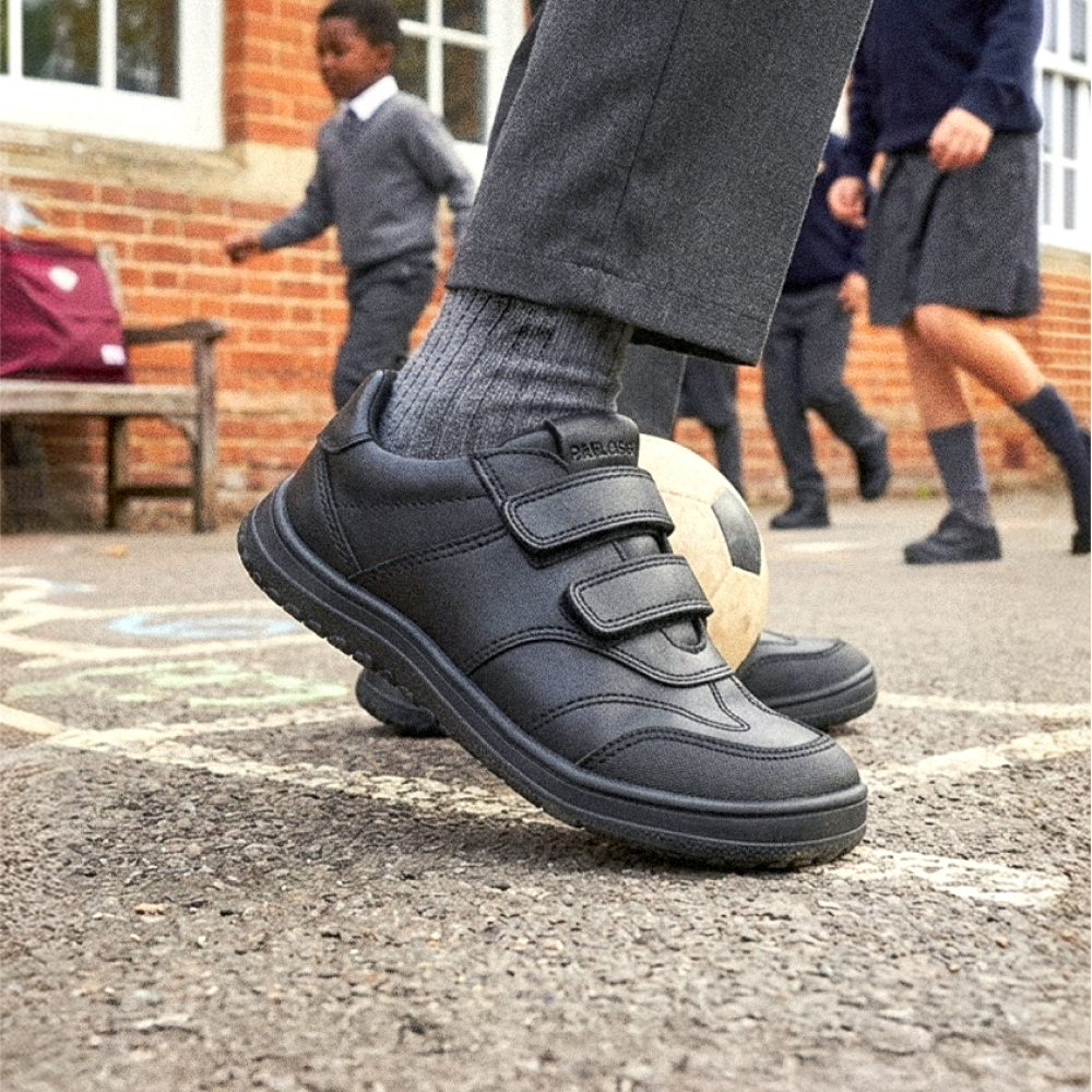 Pablosky SONIC 732515 Barefoot School Shoes-Black